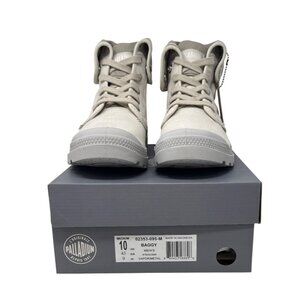 Palladium Men's Baggy Vapor Metal Canvas Fold-Over Boots Size 10  02353-095-M